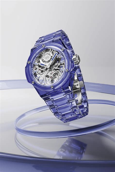 hublot saphire crystal|big bang integrated tourbillon.